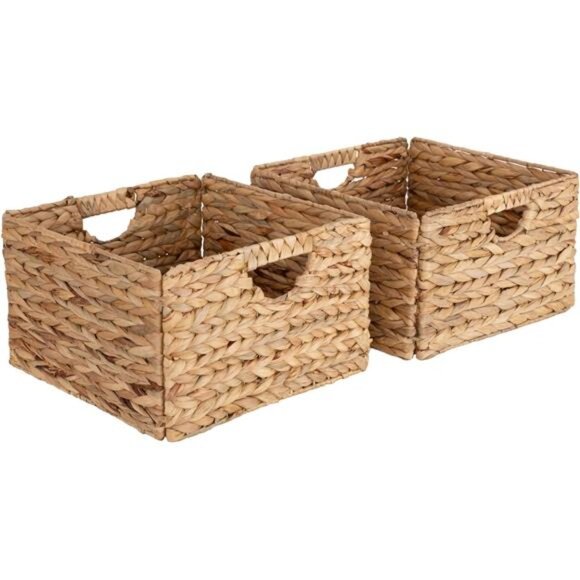 Premium Natural Handwoven Portable Laundry Bin Basket with Carrying Handles - Picture 1 of 6